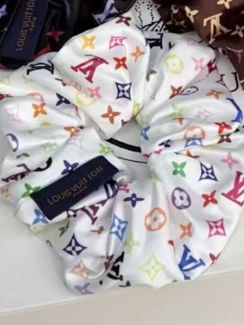 Colorful Printed Scrunchie NEW